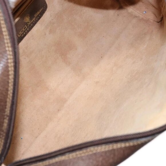 GUCCI GG Supreme Web Sherry Line Shoulder Bag PVC Beige 001 4071 5 Auth gh717 - Picture 12 of 15